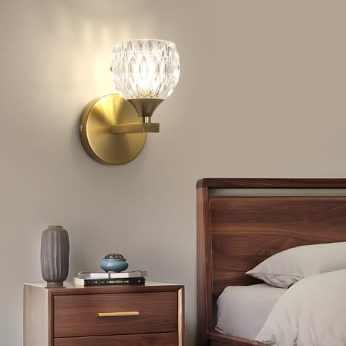 Wall Light - Gold Glass Frame, Tunable