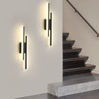Wall Light - Black Acrylic Frame, Warm Light