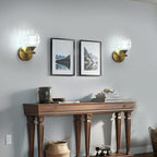 Wall Light - Gold Glass Frame, Tunable