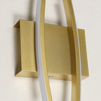 Wall Light - Gold Aluminium Frame, Warm Light