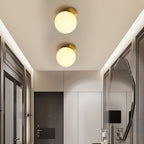 Wall Light - Gold Bronze Glass Frame
