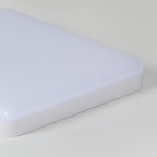 Ceiling Light - White Plastic Frame, White Light