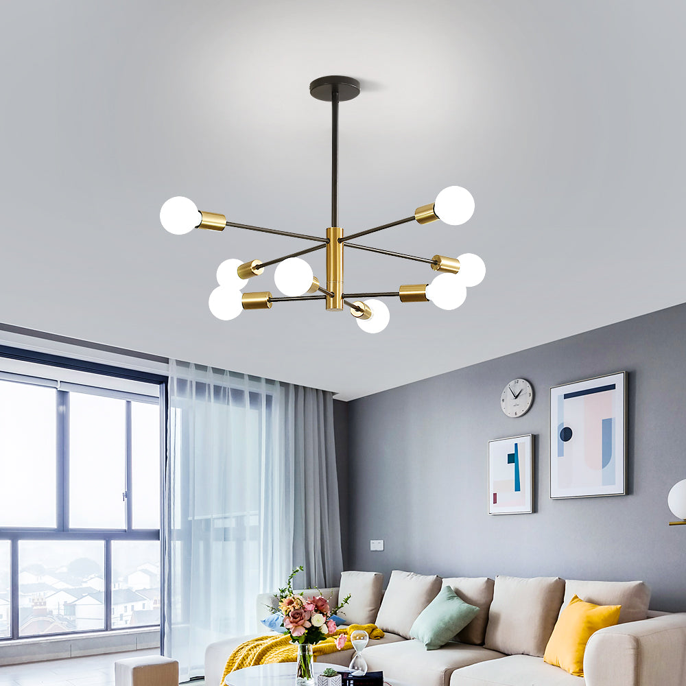 Chandeliers - Black Metal Frame