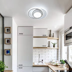 Ceiling Light - White Aluminium Frame, White Light