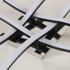 Ceiling Light - Black Aluminium Frame, Warm Light