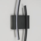 Wall Light - Black Aluminium Frame, Natural Light