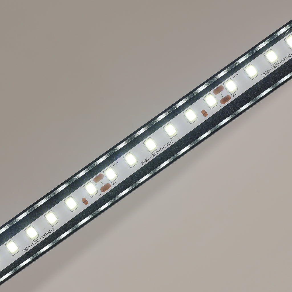 Ceiling Light - Black Aluminium Frame, White Light