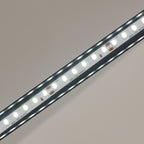 Ceiling Light - Black Aluminium Frame, White Light