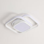 Ceiling Light - White Aluminium Frame, White Light