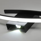Wall Light - Black Aluminium Frame, White Light