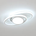 Ceiling Light - White Metal Frame, White Light