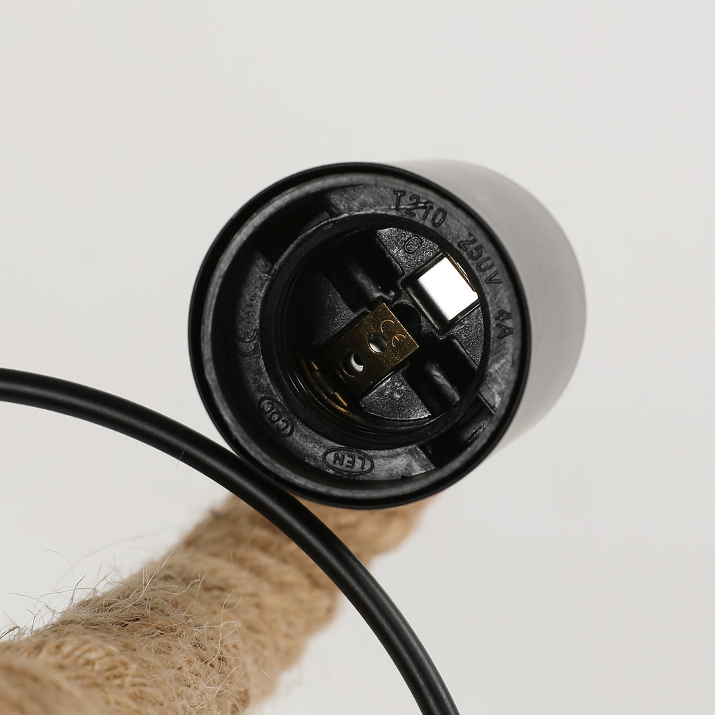 Wall Light - Black Metal Frame