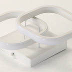 Ceiling Light - White Aluminium Frame, White Light