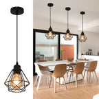 Chandeliers - Black Metal Frame
