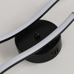 Ceiling Light - Black Aluminium Frame, White Light