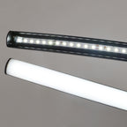 Ceiling Light - Black Aluminium Frame, White Light