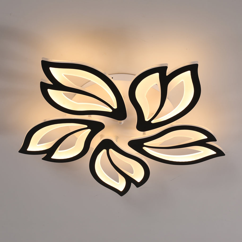 Ceiling Light - White Acrylic Frame, Tunable and Dimmable