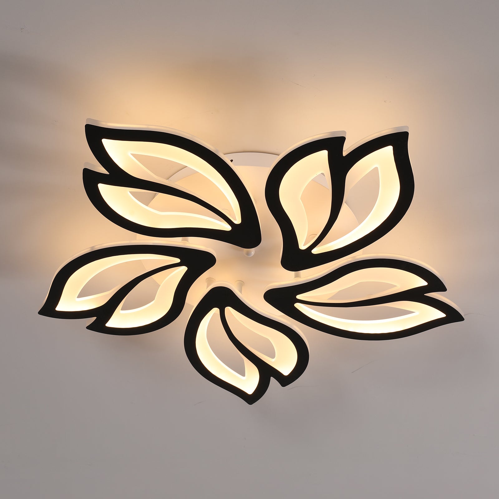 Ceiling Light - White Acrylic Frame, Tunable and Dimmable