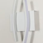 Wall Light - White Aluminium Frame, Warm Light