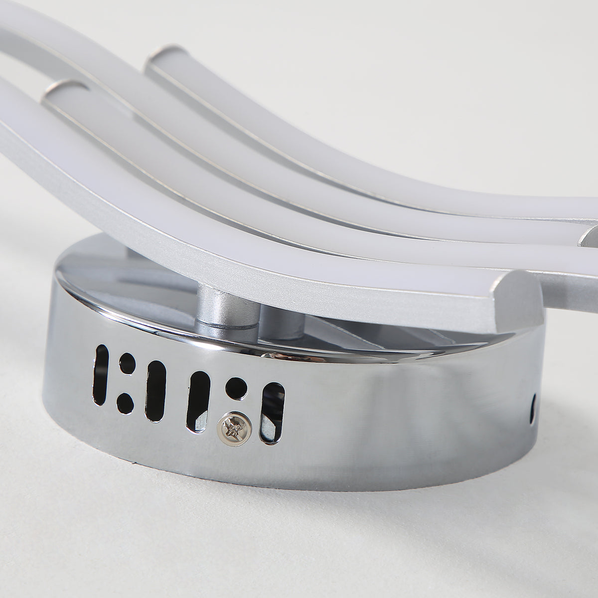 Ceiling Light - Silver Aluminium Frame, Natural Light