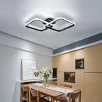Ceiling Light - Black Aluminium Frame, White Light