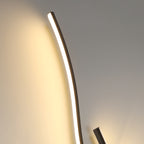Wall Light - Black Aluminium Frame, Warm Light
