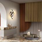 Wall Light - Black Aluminium Frame, Warm Light