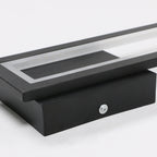 Wall Light - Black Acrylic Frame, White Light