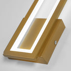 Wall Light - Gold Acrylic Frame, White Light
