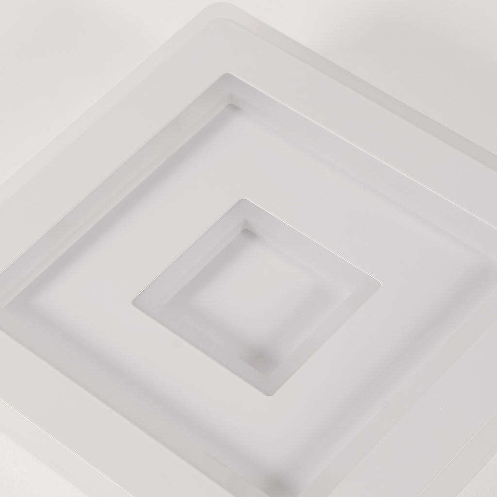 Ceiling Light - White Acrylic Frame, Natural Light