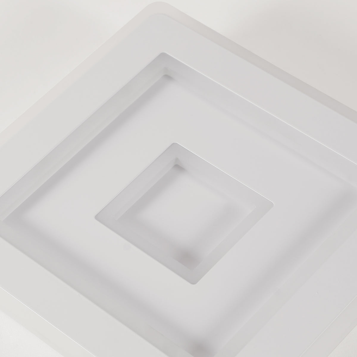 Ceiling Light - White Acrylic Frame, Natural Light