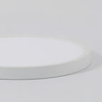 Ceiling Light - White Plastic Frame, Warm Light