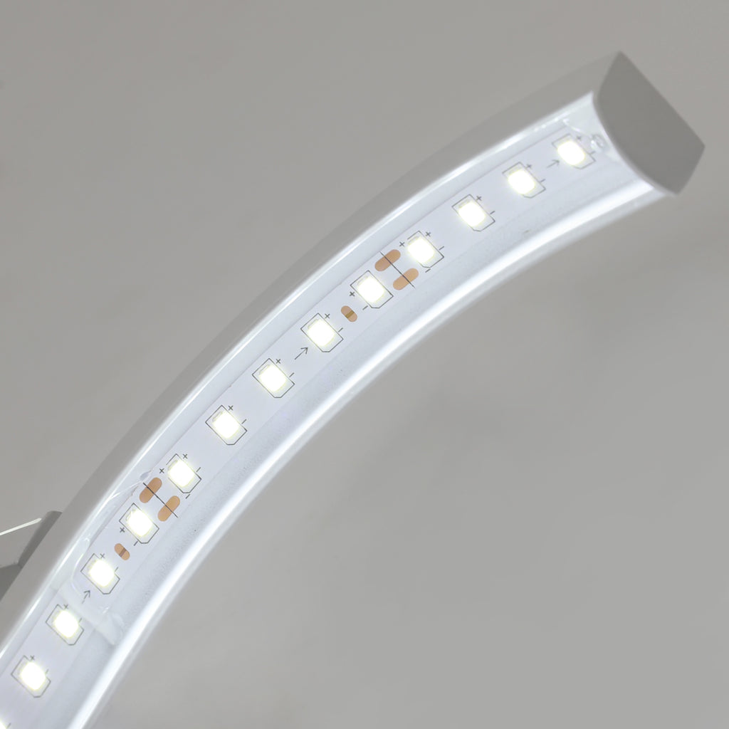 Wall Light - White Aluminium Frame, White Light