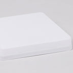 Ceiling Light - White Plastic Frame, White Light
