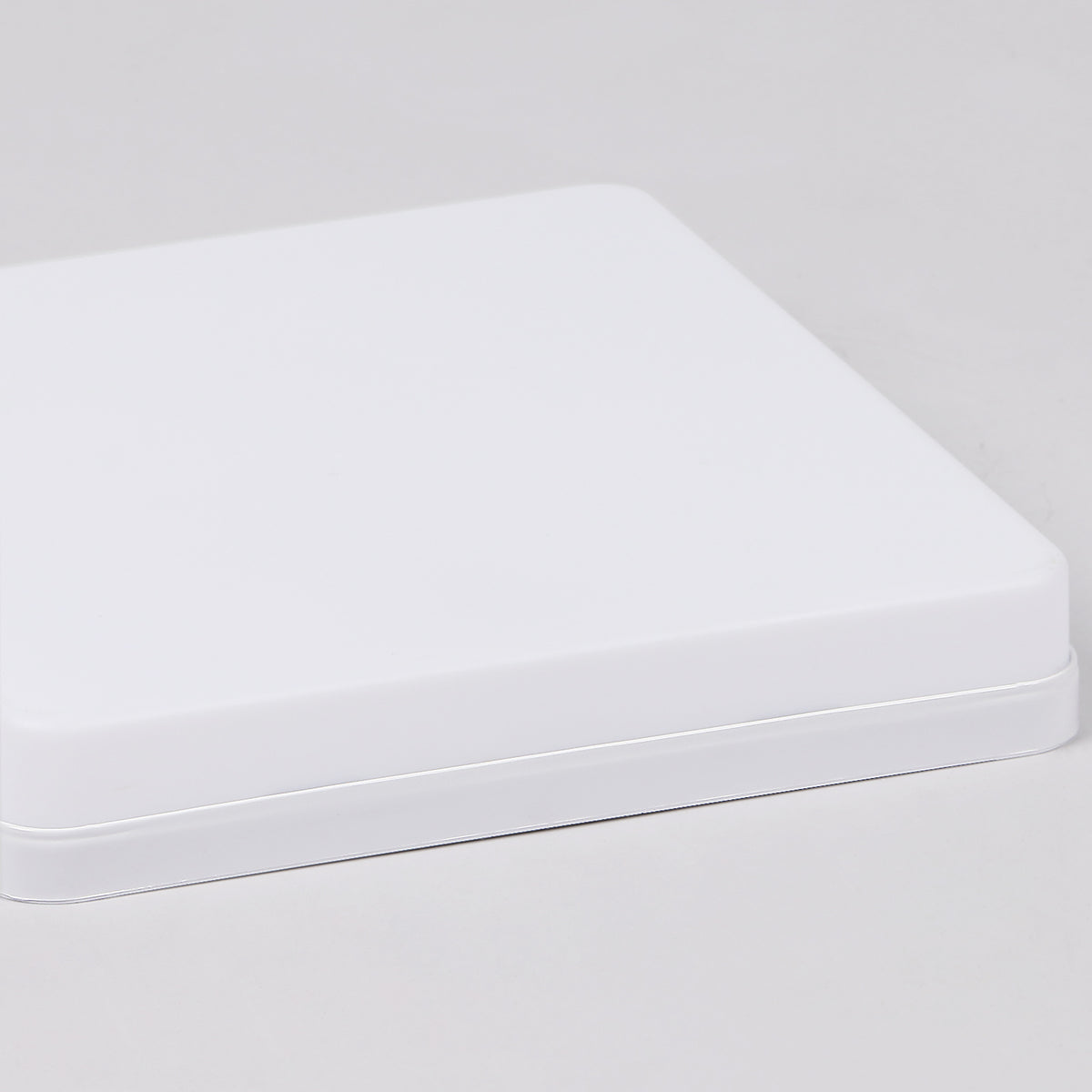 Ceiling Light - White Plastic Frame, White Light