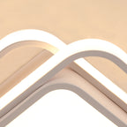 Ceiling Light - White Aluminium Frame, Tunable and Dimmable