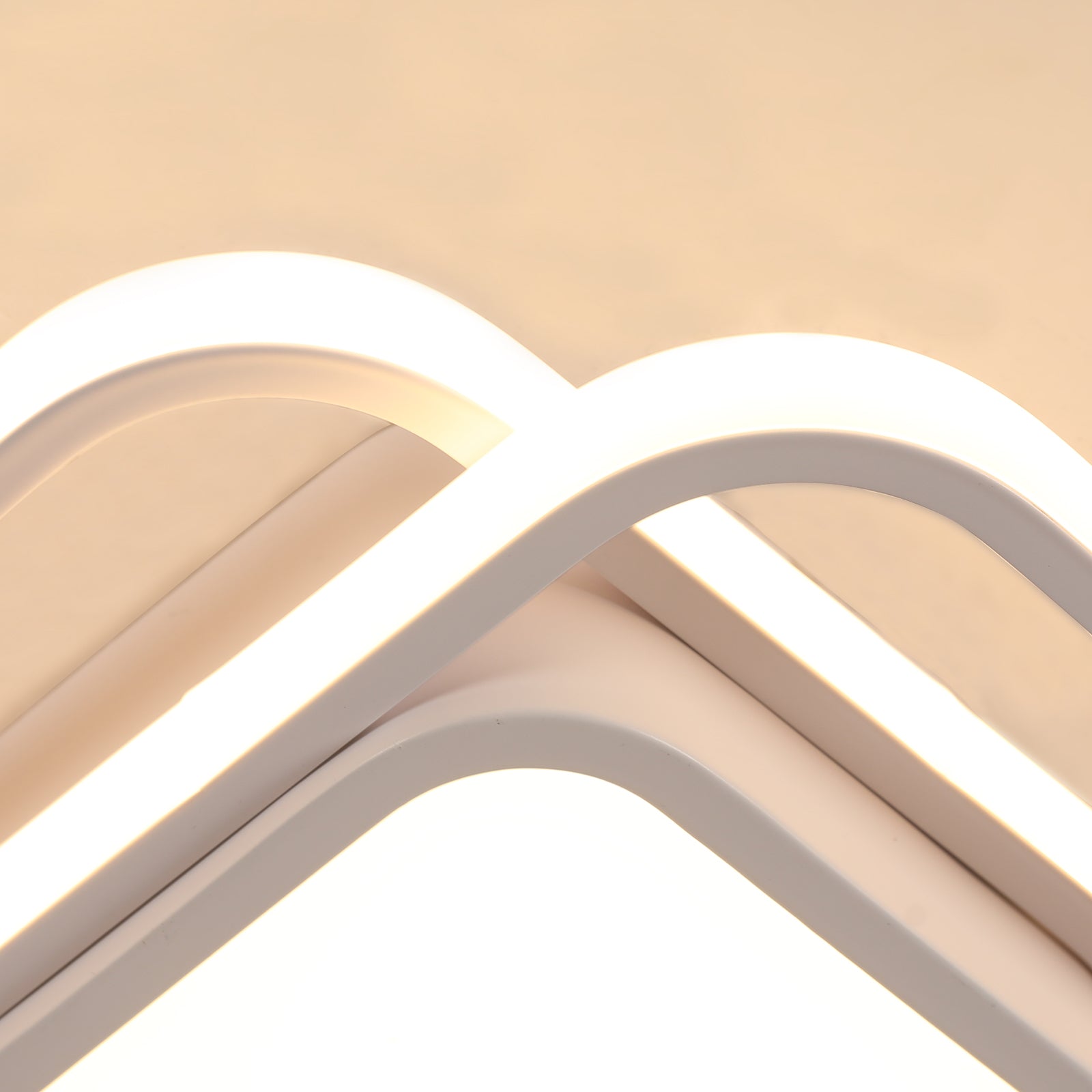 Ceiling Light - White Aluminium Frame, Tunable and Dimmable