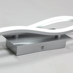 Wall Light - Silver Aluminium Frame, White Light