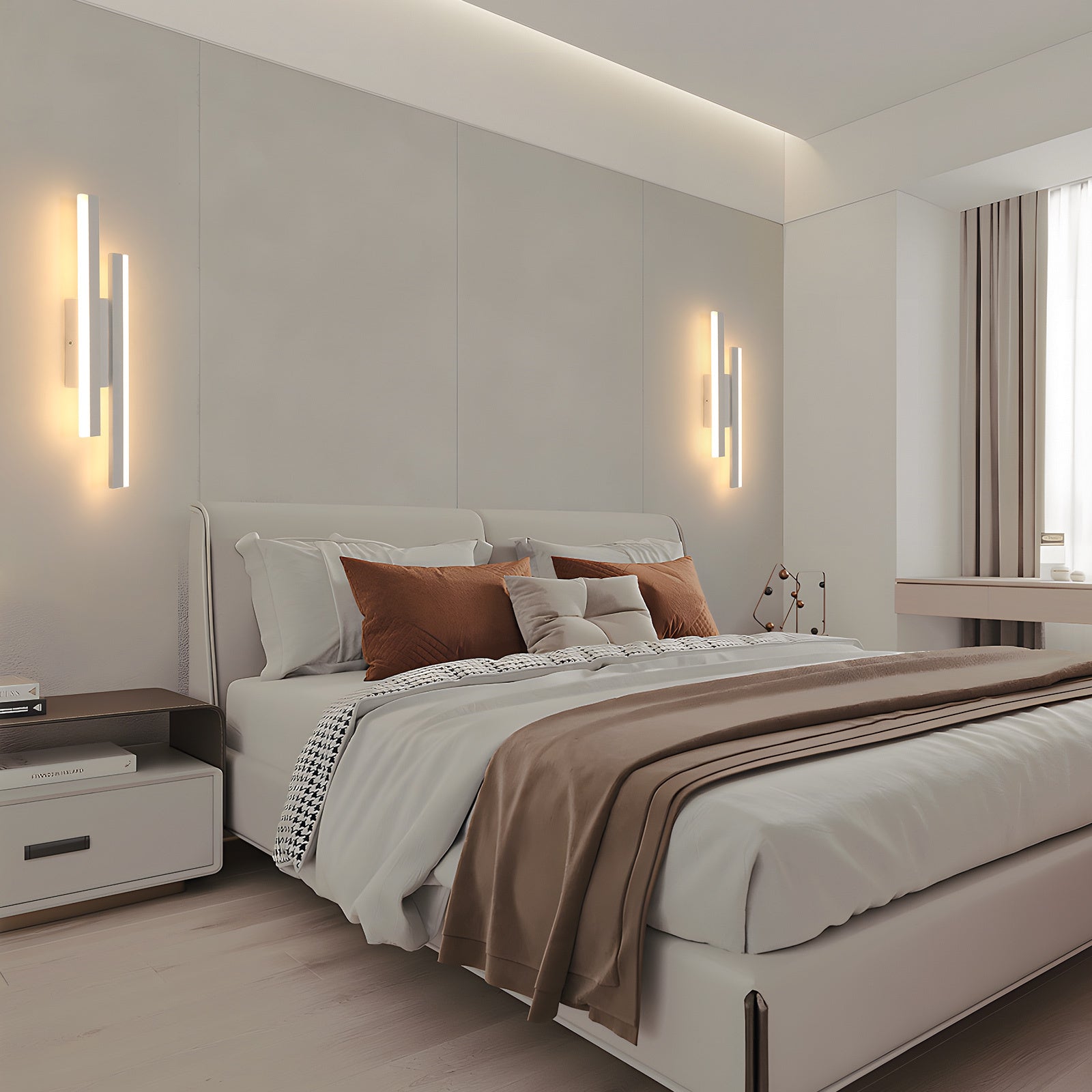 Wall Light - White Acrylic Frame, Tunable
