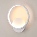 Wall Light - White Aluminium Frame, Warm Light