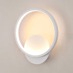 Wall Light - White Aluminium Frame, Warm Light