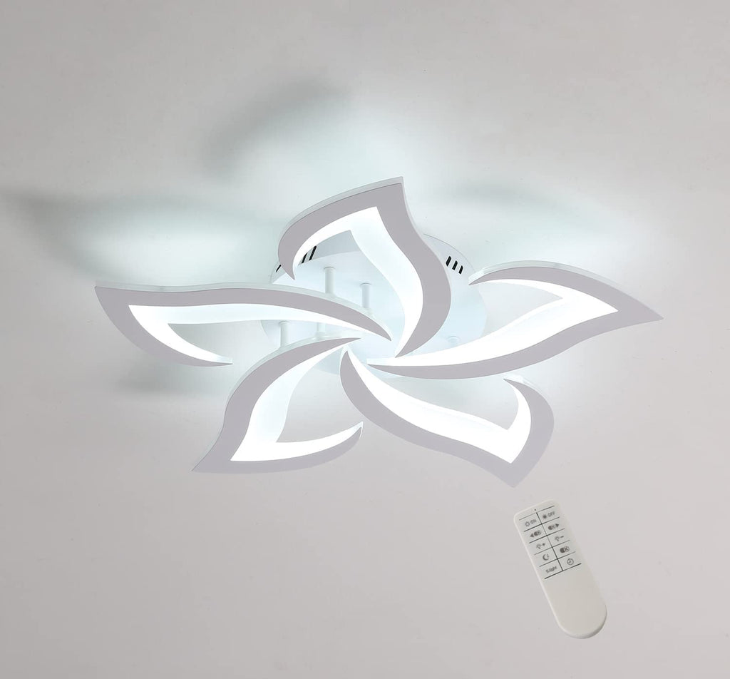 Ceiling Light - White Acrylic Frame, Tunable and Dimmable