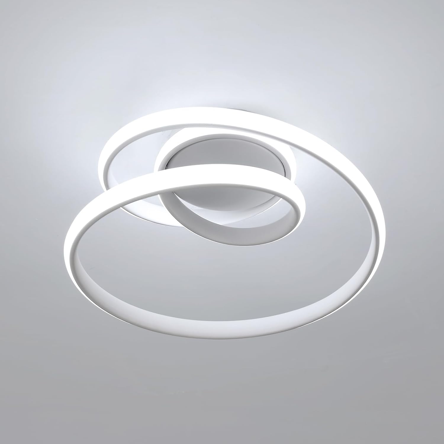 Ceiling Light - White Aluminium Frame, White Light