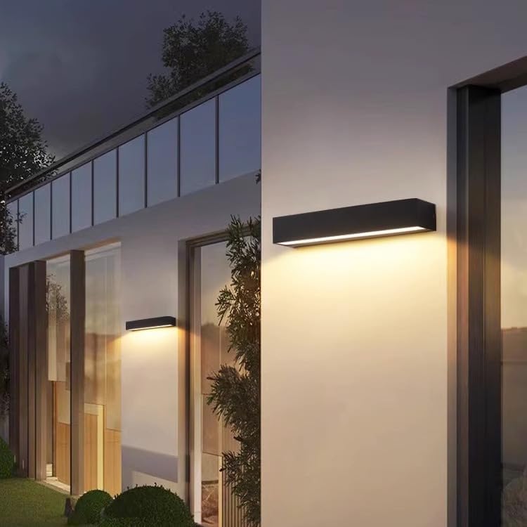 Wall Light - Black Metal Frame, Warm Light