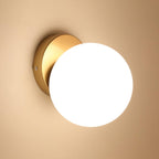 Wall Light - Gold Bronze Glass Frame