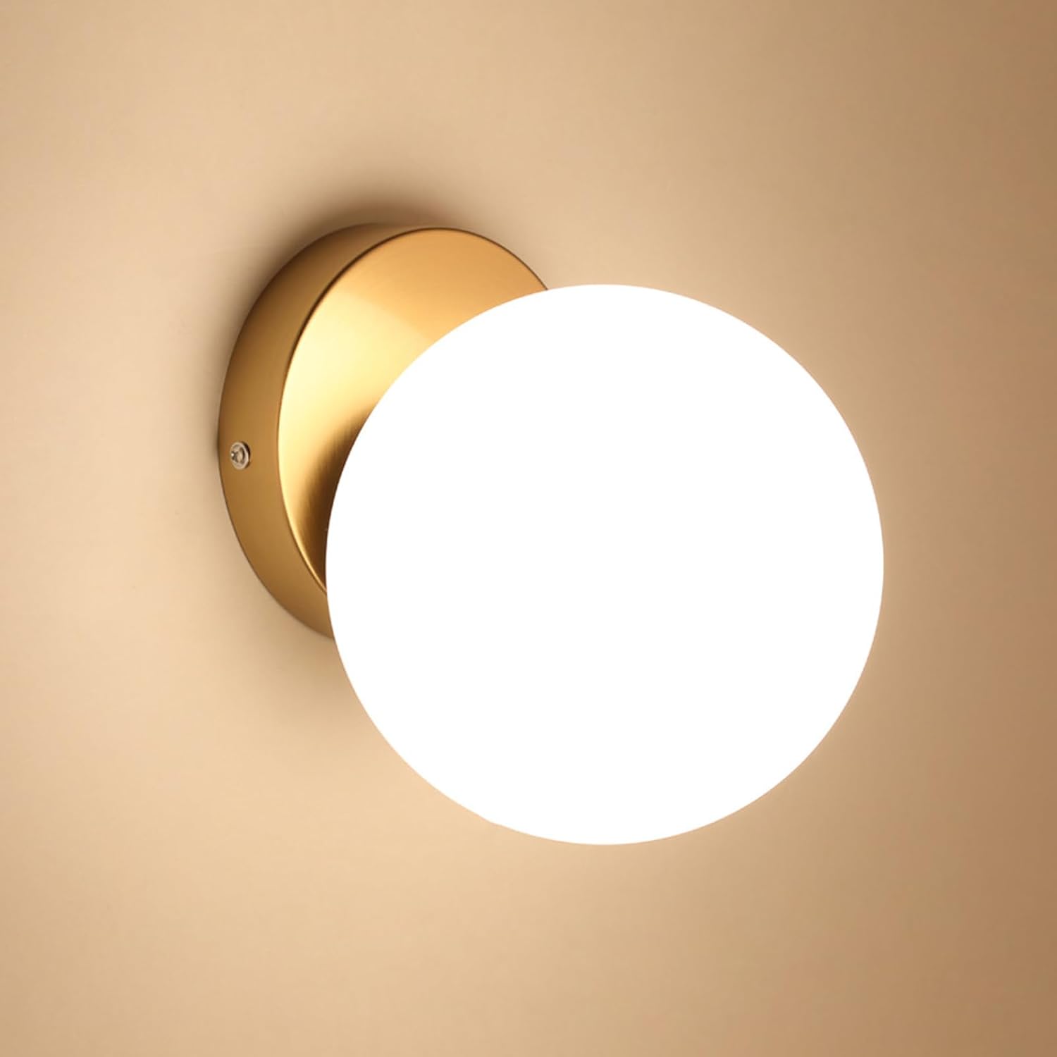 Wall Light - Gold Bronze Glass Frame