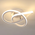 Ceiling Light - White Aluminium Frame, Warm Light