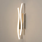 Wall Light - Silver Aluminium Frame, Warm Light