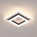 Ceiling Light - Black & White Acrylic Frame, Natural Light