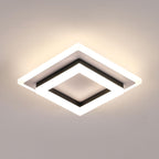 Ceiling Light - Black & White Acrylic Frame, Natural Light